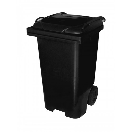Carrinho Container de Lixo 120Lt´s - Preto