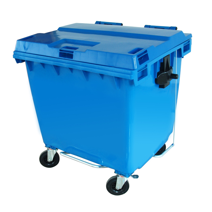Carrinho Container de Lixo capacidade de 1000Lt´s - Com Pedal - 1