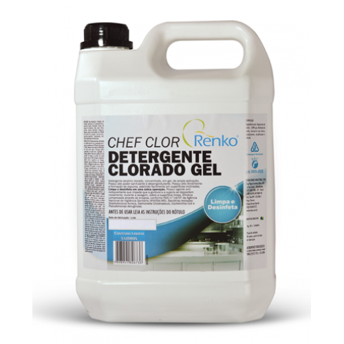 Renko - Detergente Clorado em Gel 5Lts