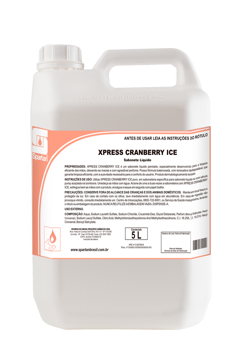 Xpress Cranberry Ice Sabonete Spartan
